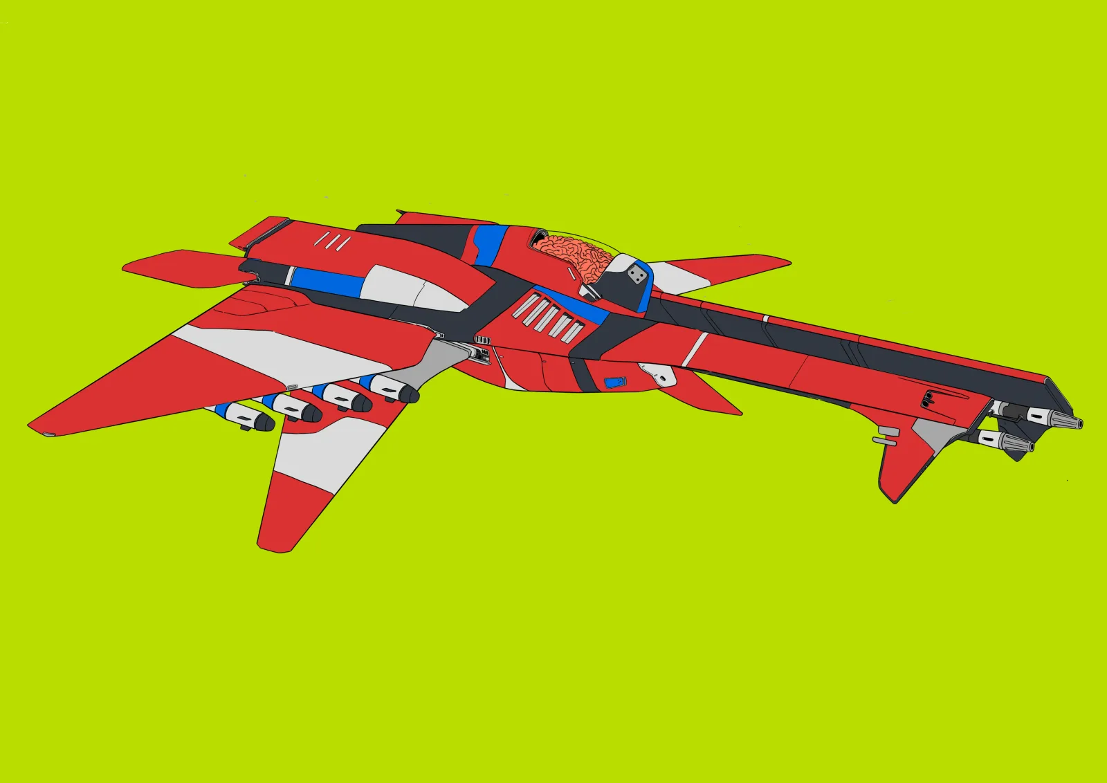 Space Raptor, fighter class, registry #0058