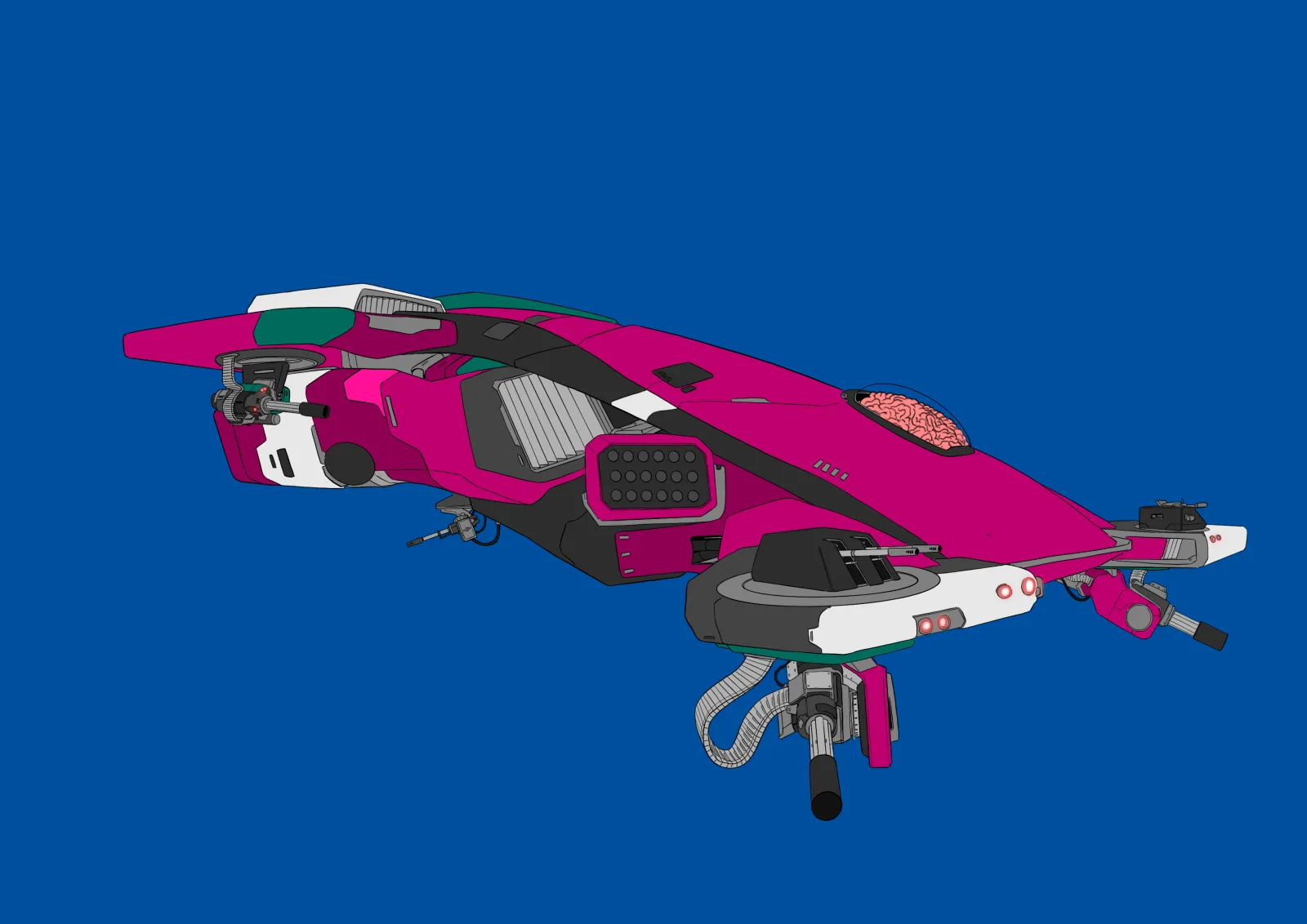 Magenta Mauler, fighter class, registry #0442