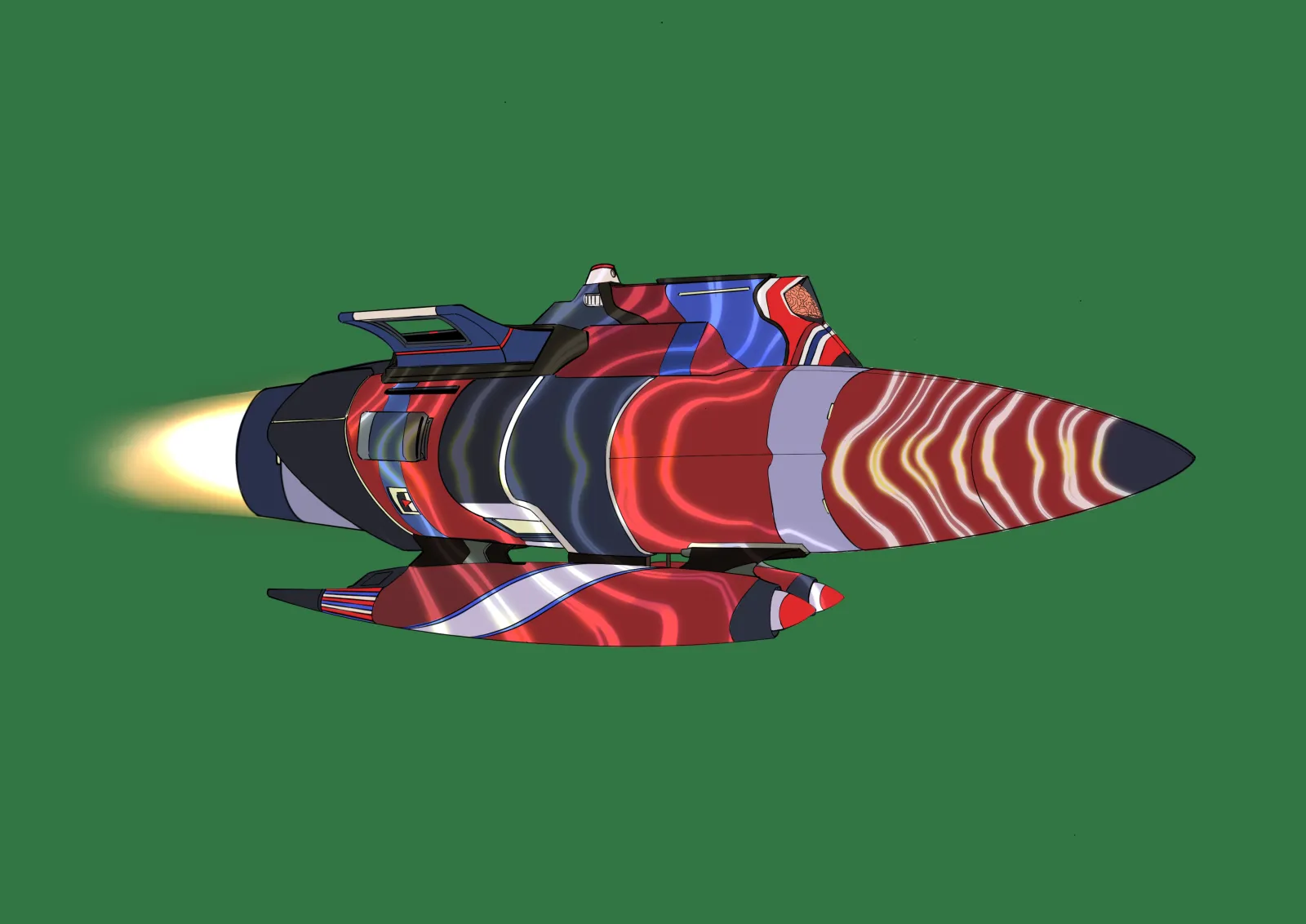 Peppermint Streak, racer class, registry #0501