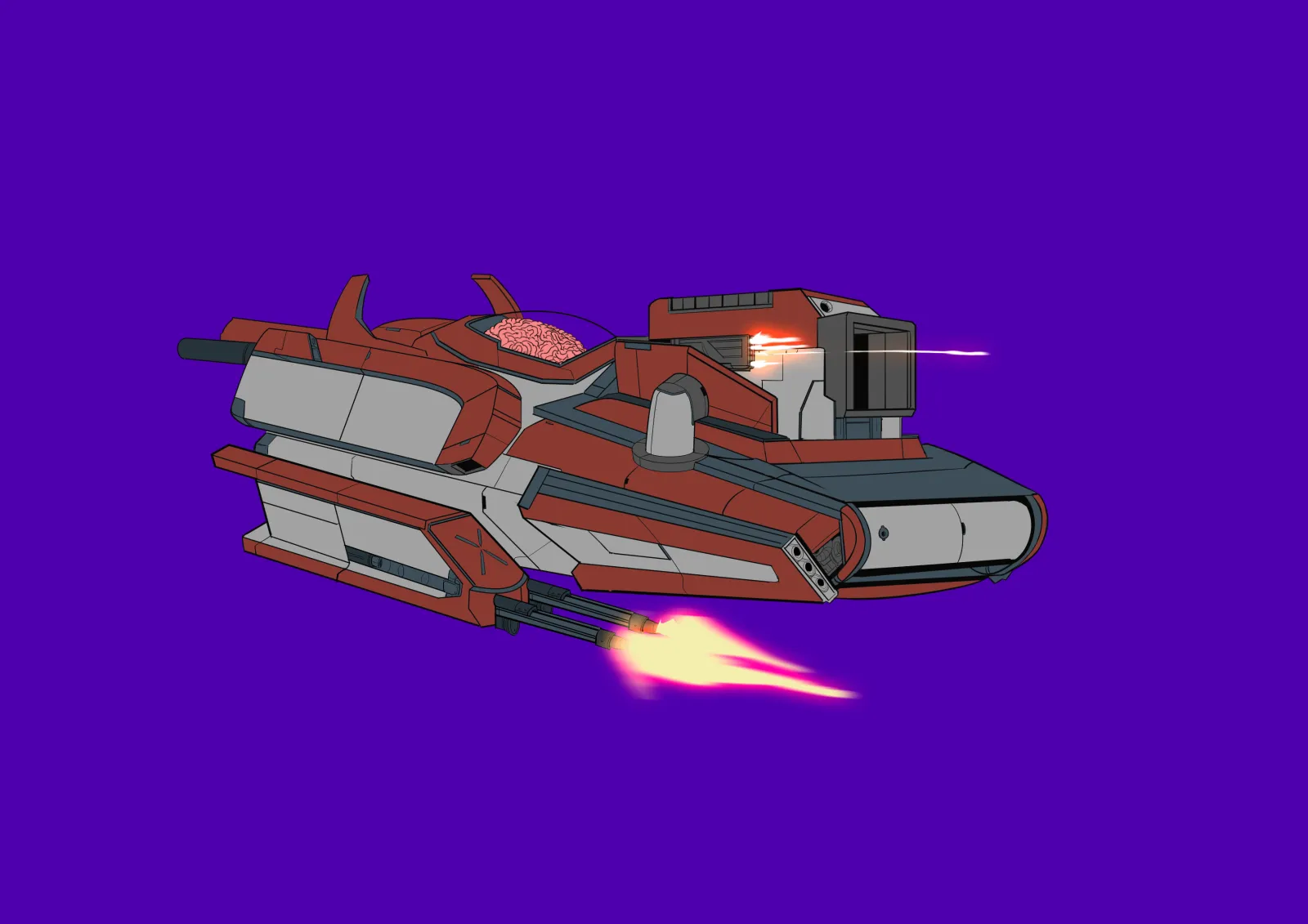 Crimson Turret, fighter class, registry #0547