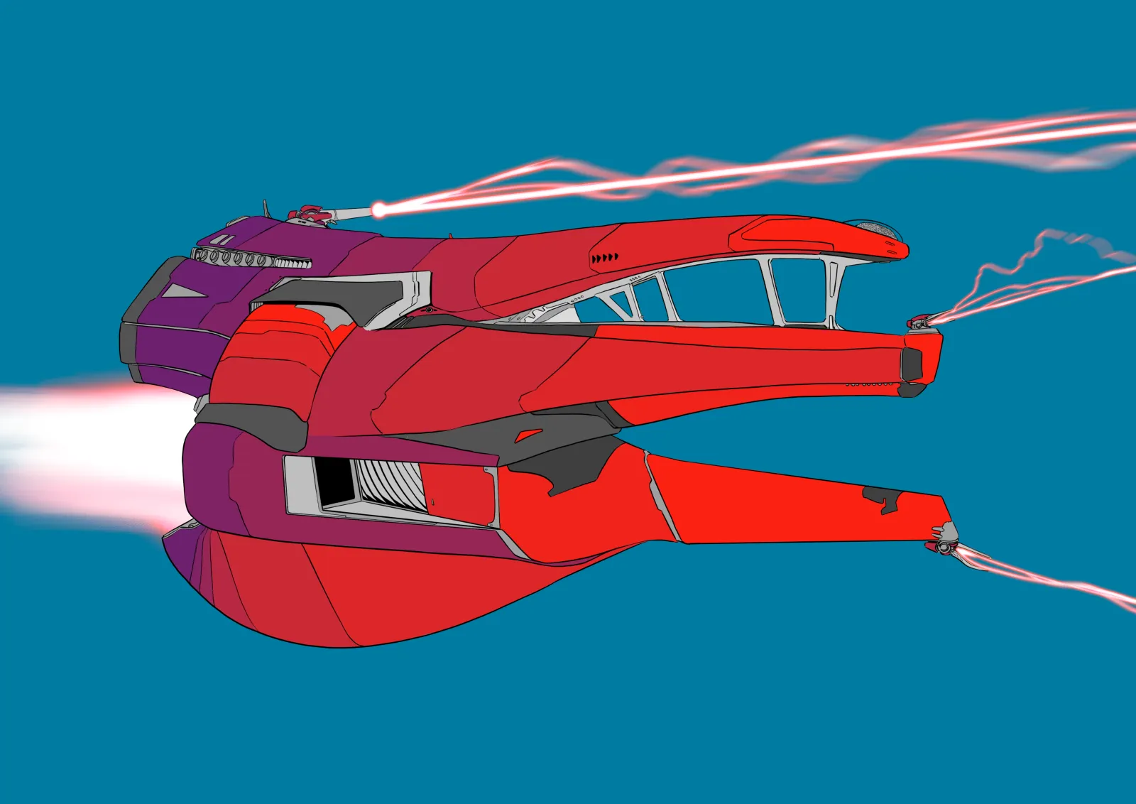 Crimson Jaw, fighter class, registry #0658