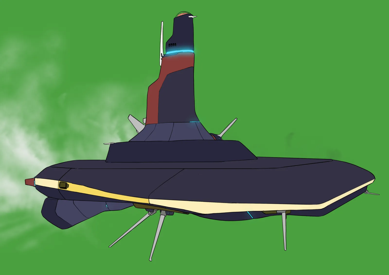 Abyss Tower, warlord class, registry #0779