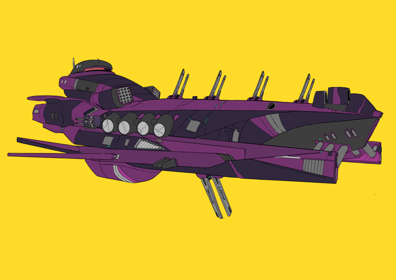 #0038 Black Moon AI, NFT, Cyrpto, Spaceship, The Future, Space, Art, Pop Art, Spaceship Art, Space Art