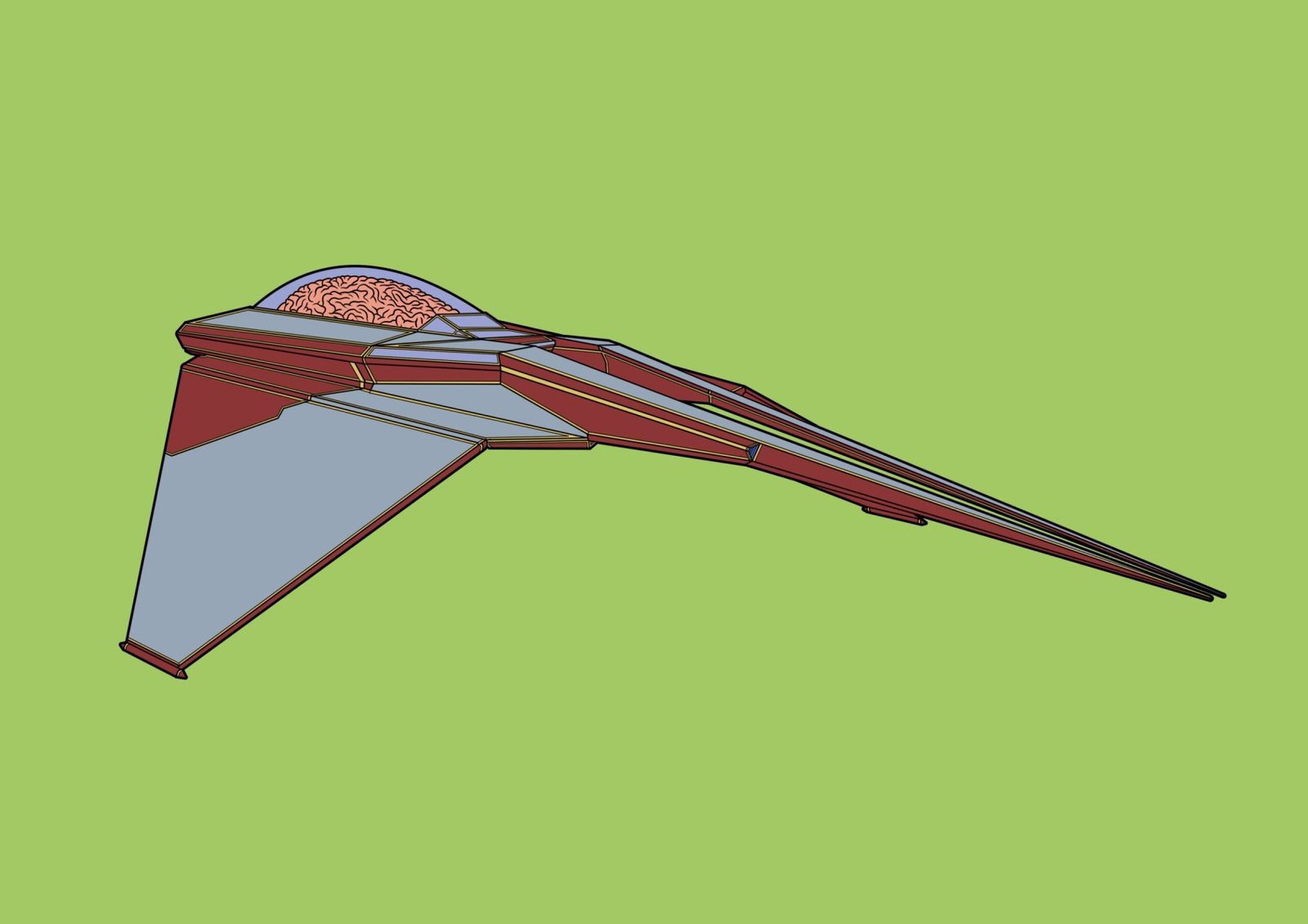#0149 Diplomat AI, NFT, Cyrpto, Spaceship, The Future, Space, Art, Pop Art, Spaceship Art, Space Art