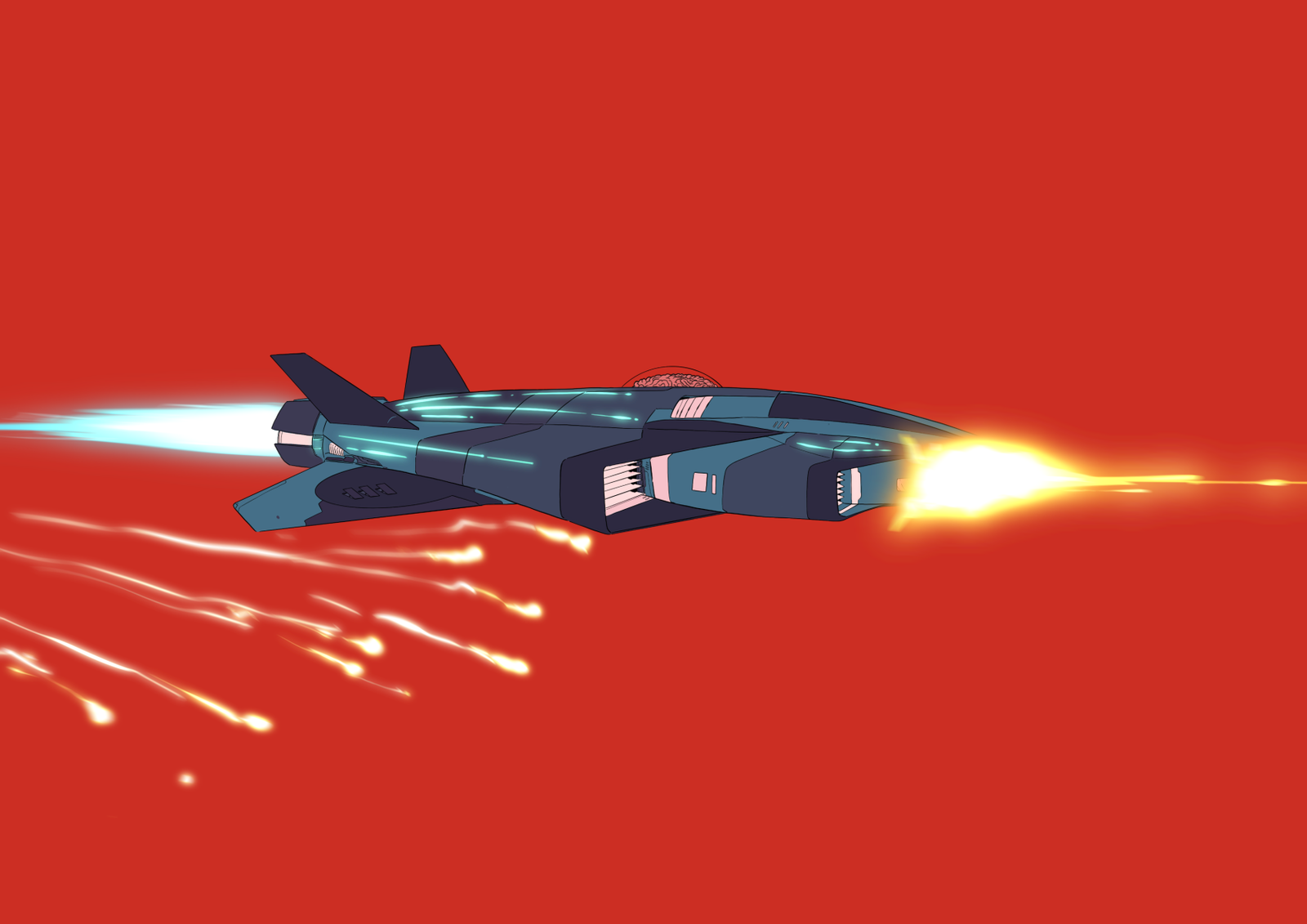 #0155 Hyper Rival AI, NFT, Cyrpto, Spaceship, The Future, Space, Art, Pop Art, Spaceship Art, Space Art