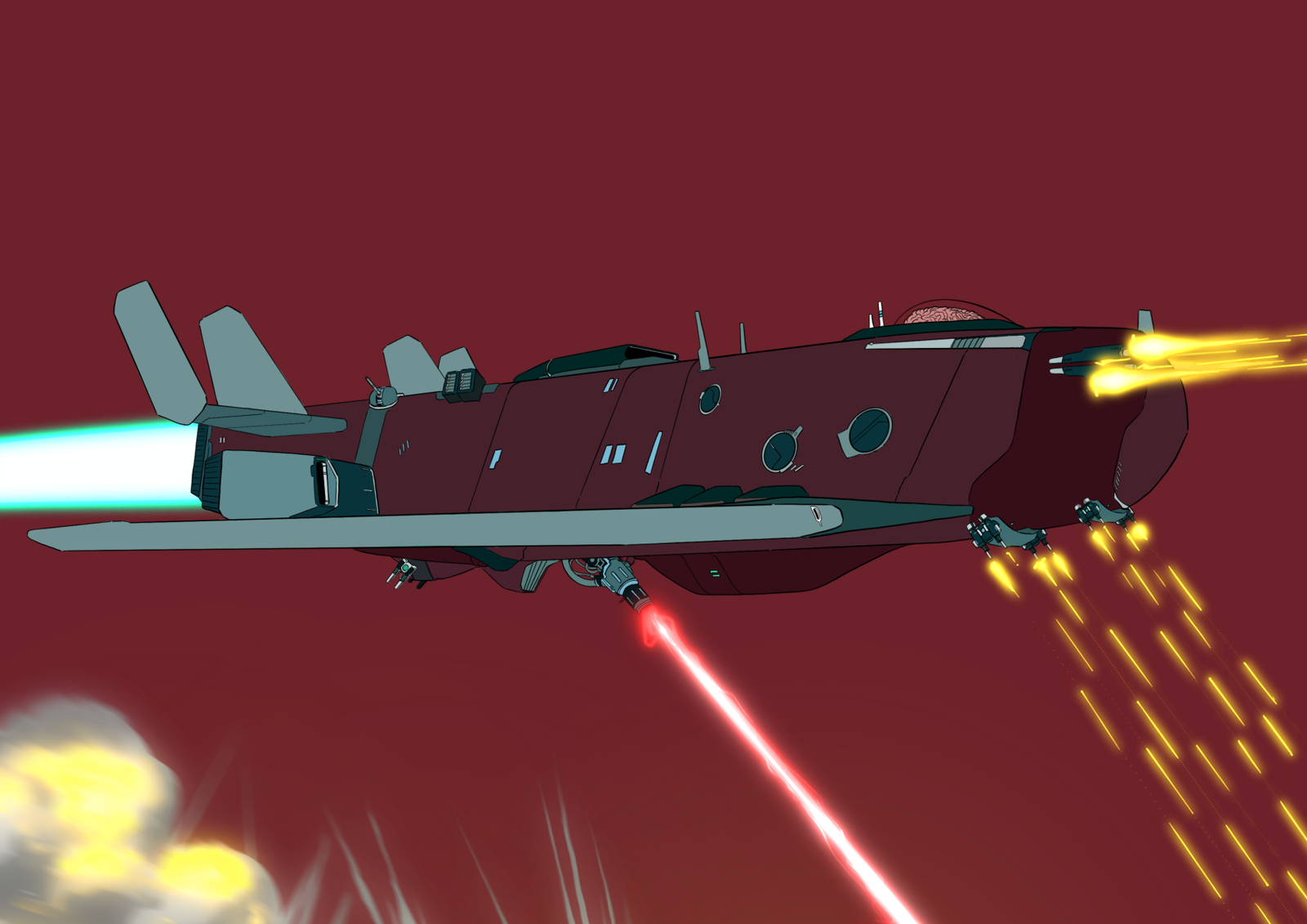 #0216 Sky Blazer AI, NFT, Cyrpto, Spaceship, The Future, Space, Art, Pop Art, Spaceship Art, Space Art