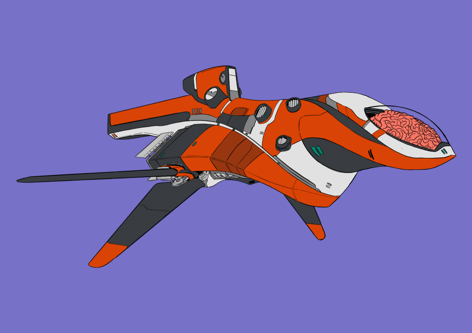 #0222 Star Runner AI, NFT, Cyrpto, Spaceship, The Future, Space, Art, Pop Art, Spaceship Art, Space Art
