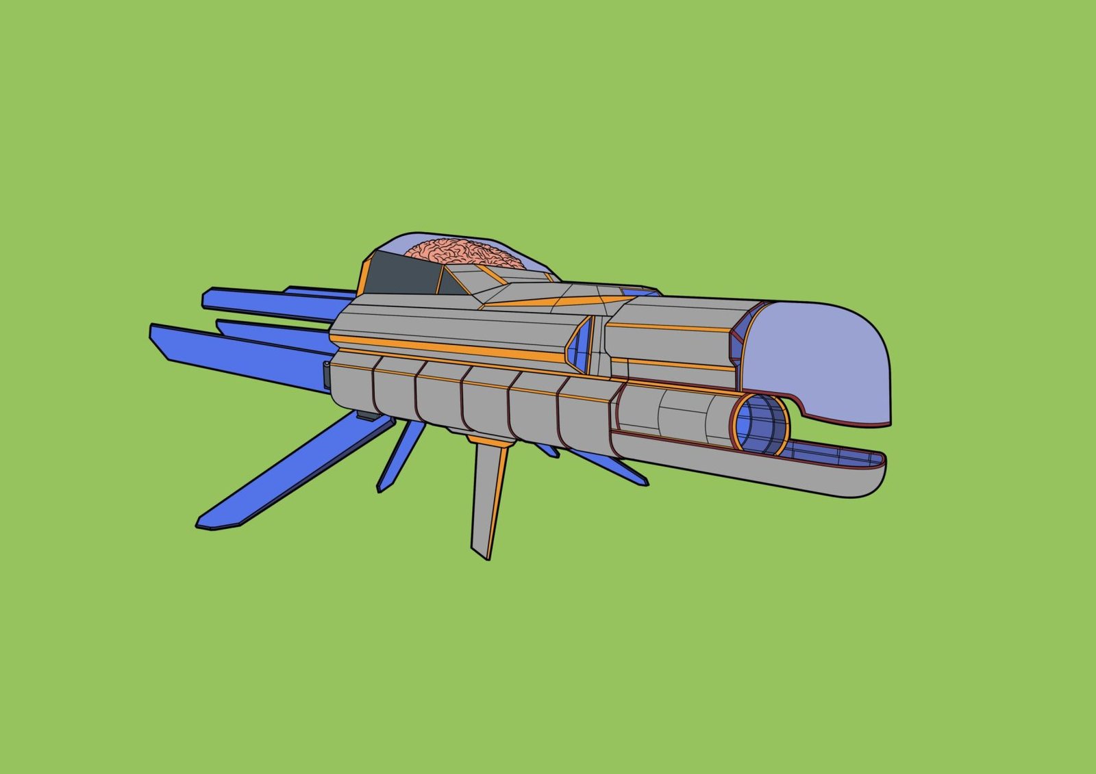 #0235 Sonic Laser AI, NFT, Cyrpto, Spaceship, The Future, Space, Art, Pop Art, Spaceship Art, Space Art