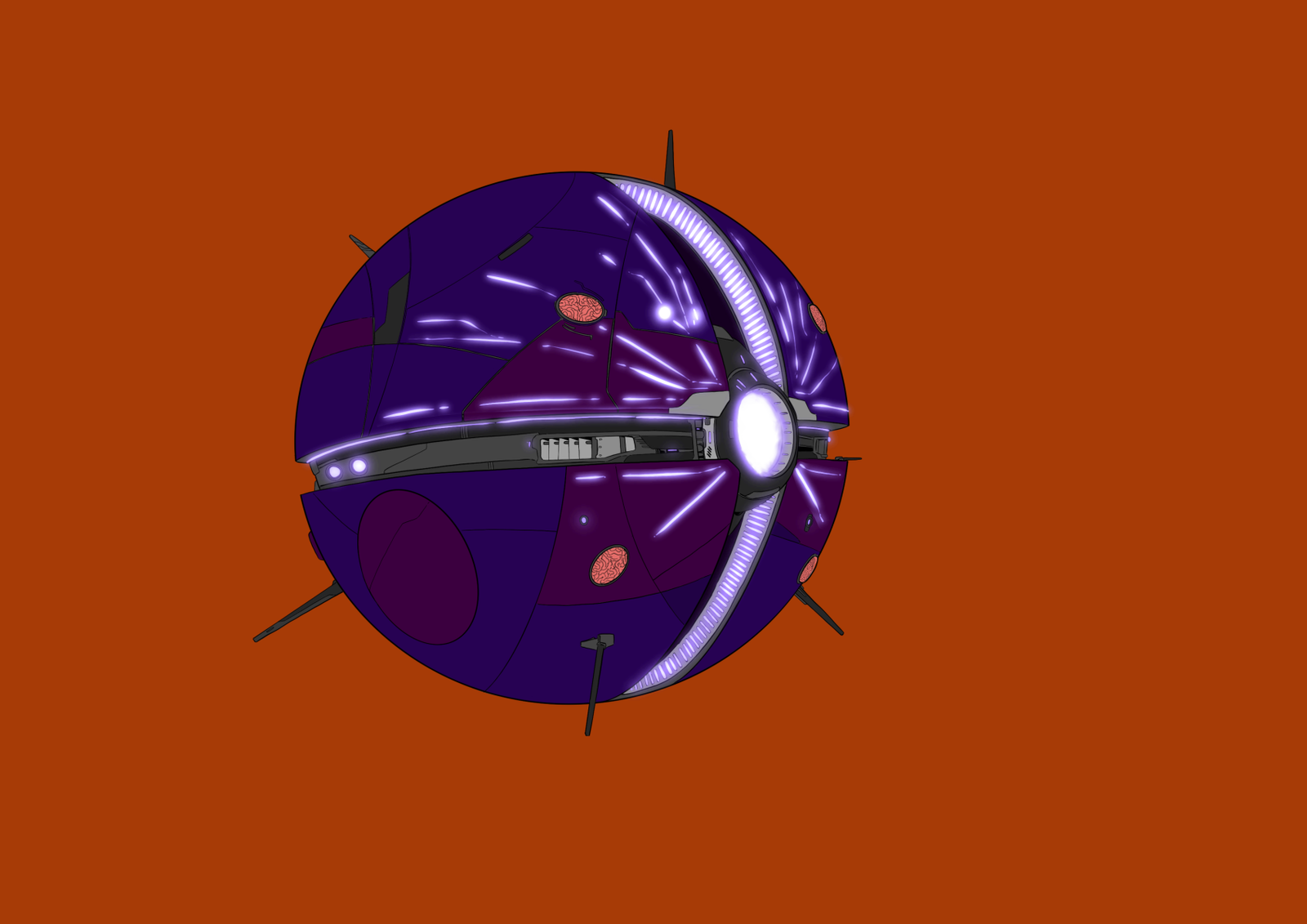 #0247 Pathos AI, NFT, Cyrpto, Spaceship, The Future, Space, Art, Pop Art, Spaceship Art, Space Art