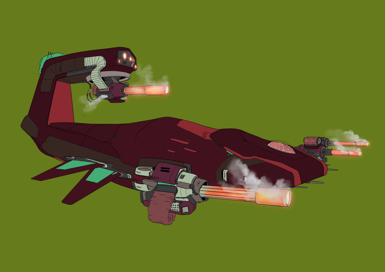 #0320 Mecha Death AI, NFT, Cyrpto, Spaceship, The Future, Space, Art, Pop Art, Spaceship Art, Space Art