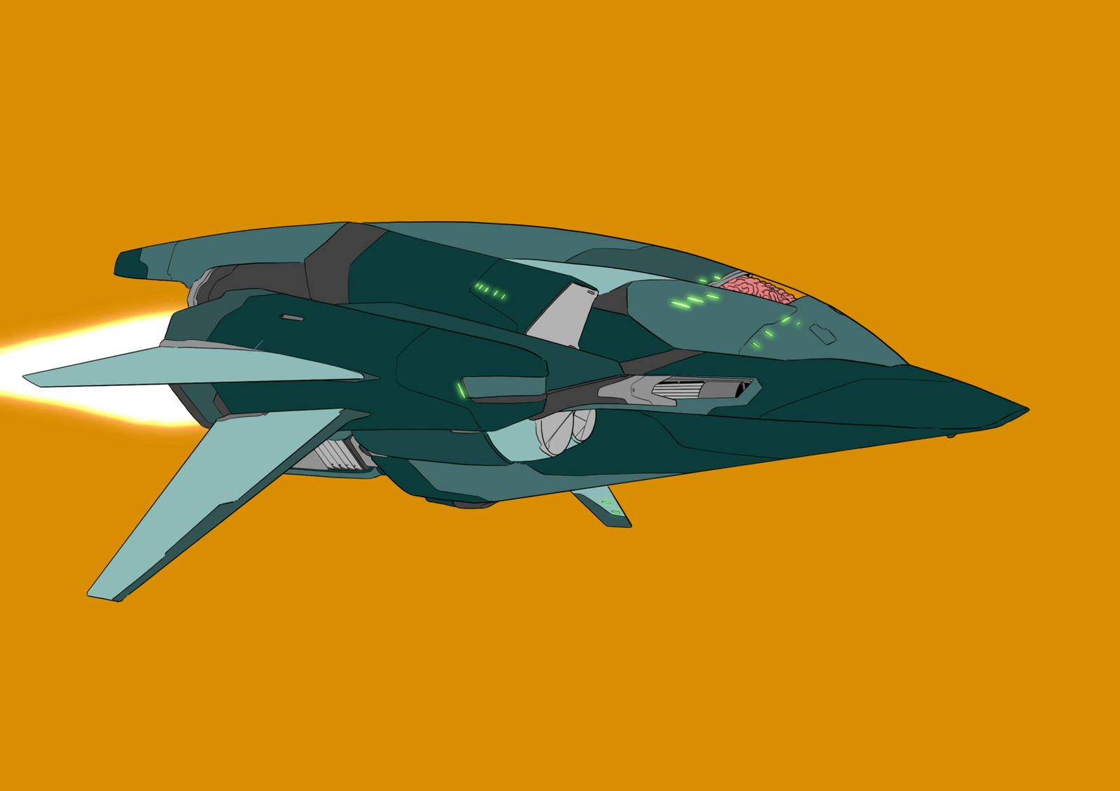#0322 Predator AI, NFT, Cyrpto, Spaceship, The Future, Space, Art, Pop Art, Spaceship Art, Space Art