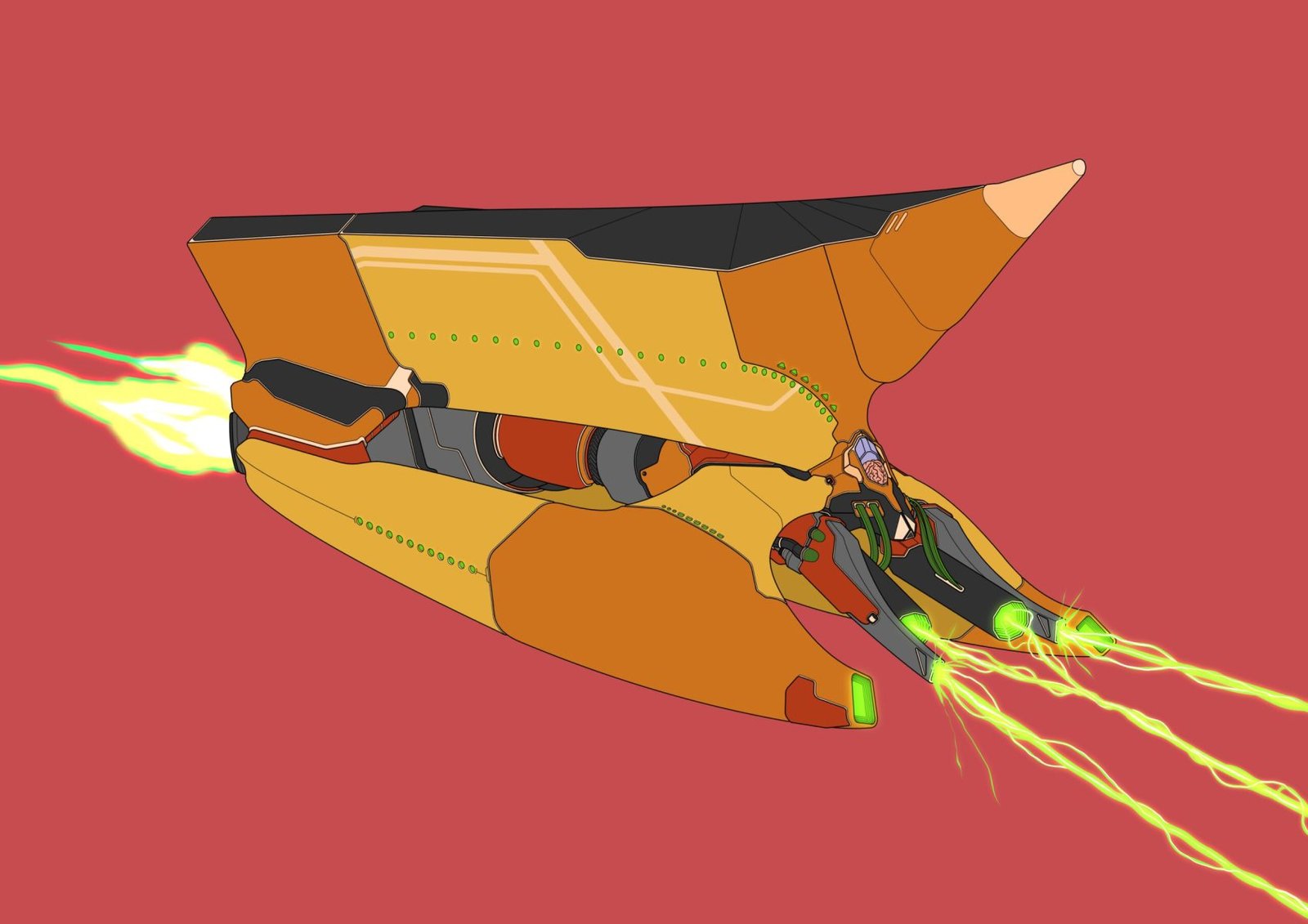 #0339 Zopherus AI, NFT, Cyrpto, Spaceship, The Future, Space, Art, Pop Art, Spaceship Art, Space Art