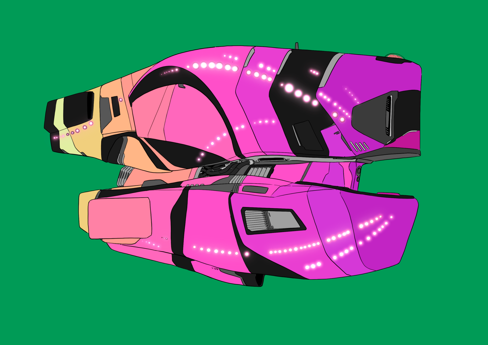 #0363 Cherry Byte AI, NFT, Cyrpto, Spaceship, The Future, Space, Art, Pop Art, Spaceship Art, Space Art