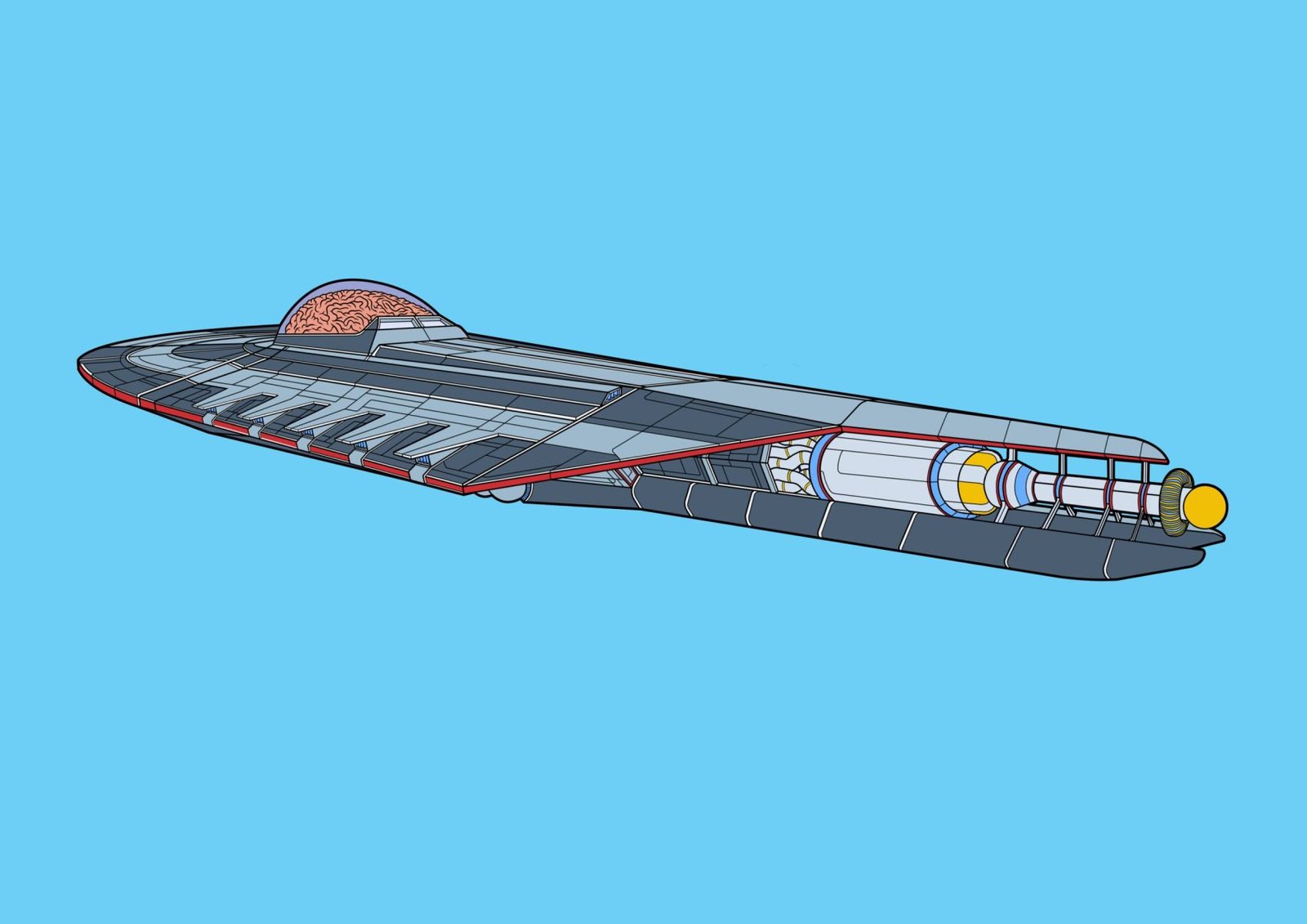 #0026 Odyssey AI, NFT, Cyrpto, Spaceship, The Future, Space, Art, Pop Art, Spaceship Art, Space Art